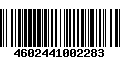 Código de Barras 4602441002283