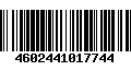 Código de Barras 4602441017744