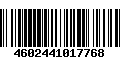 Código de Barras 4602441017768