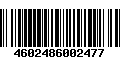 Código de Barras 4602486002477