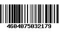 Código de Barras 4604075032179