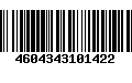 Código de Barras 4604343101422