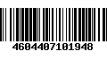 Código de Barras 4604407101948