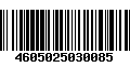 Código de Barras 4605025030085