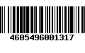 Código de Barras 4605496001317