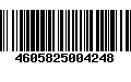 Código de Barras 4605825004248