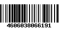 Código de Barras 4606038066191