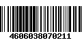 Código de Barras 4606038070211