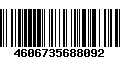 Código de Barras 4606735688092