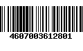 Código de Barras 4607003612801