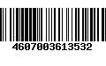 Código de Barras 4607003613532