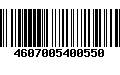 Código de Barras 4607005400550