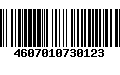 Código de Barras 4607010730123