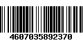 Código de Barras 4607035892370