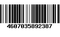 Código de Barras 4607035892387