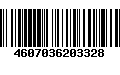 Código de Barras 4607036203328