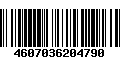 Código de Barras 4607036204790