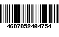 Código de Barras 4607052404754