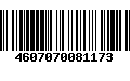 Código de Barras 4607070081173