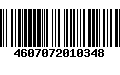 Código de Barras 4607072010348