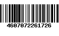 Código de Barras 4607072261726