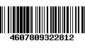 Código de Barras 4607809322812