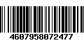 Código de Barras 4607958072477