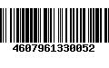 Código de Barras 4607961330052