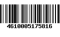 Código de Barras 4610005175816