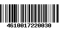 Código de Barras 4610017220030