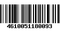 Código de Barras 4610051180093