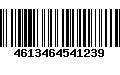 Código de Barras 4613464541239