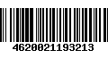 Código de Barras 4620021193213