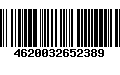 Código de Barras 4620032652389