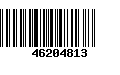 Código de Barras 46204813