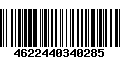 Código de Barras 4622440340285