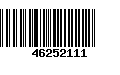 Código de Barras 46252111