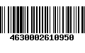 Código de Barras 4630002610950