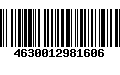 Código de Barras 4630012981606