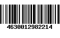 Código de Barras 4630012982214