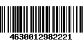 Código de Barras 4630012982221