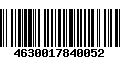 Código de Barras 4630017840052