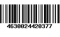 Código de Barras 4630024420377