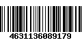 Código de Barras 4631136089179