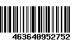 Código de Barras 463640952752