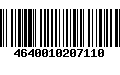 Código de Barras 4640010207110