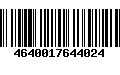 Código de Barras 4640017644024