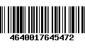 Código de Barras 4640017645472