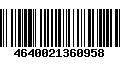 Código de Barras 4640021360958