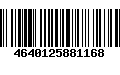 Código de Barras 4640125881168